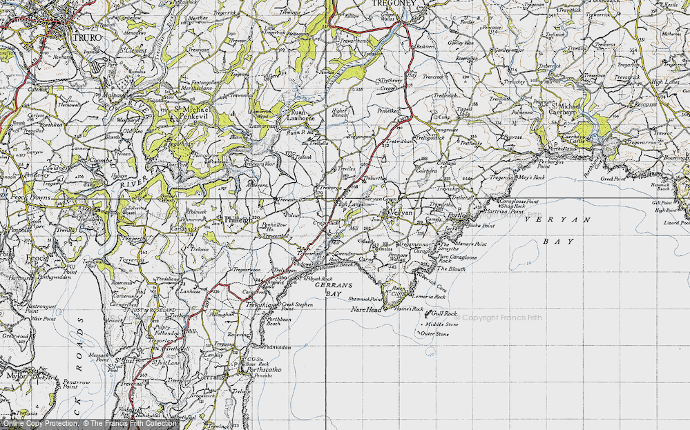 Old Map of Melinsey, 1946 in 1946