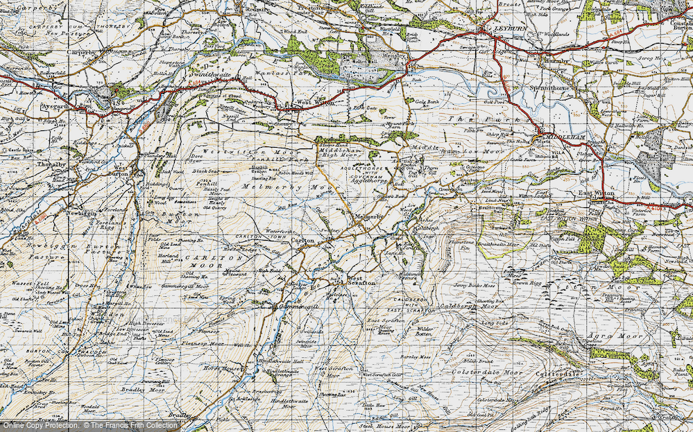 Old Map of Melmerby, 1947 in 1947