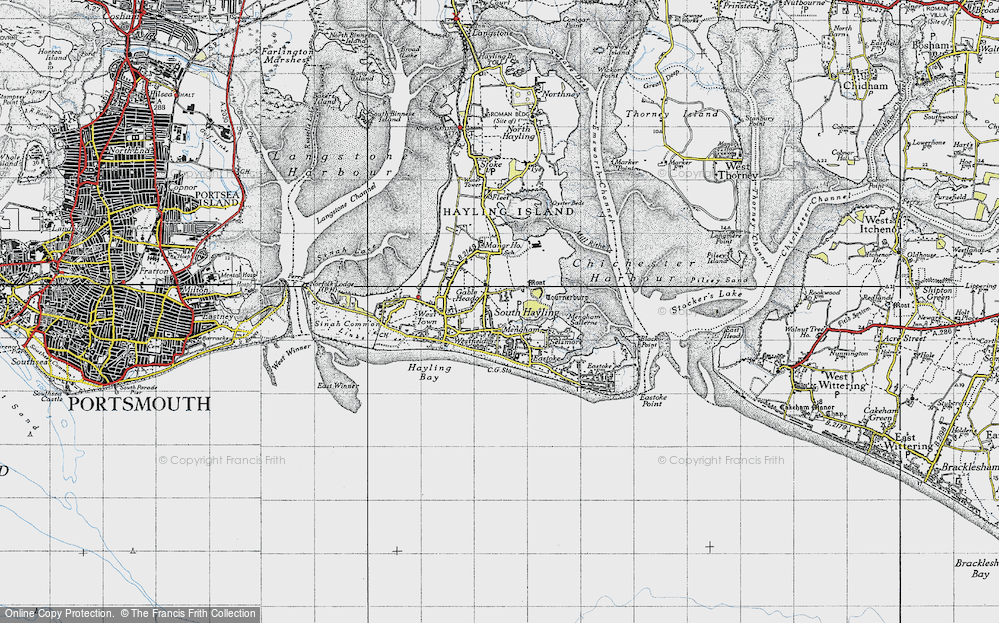 Old Map of Mengham, 1945 in 1945