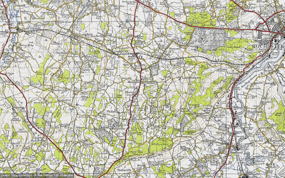 Old Map of Meopham, 1946 in 1946