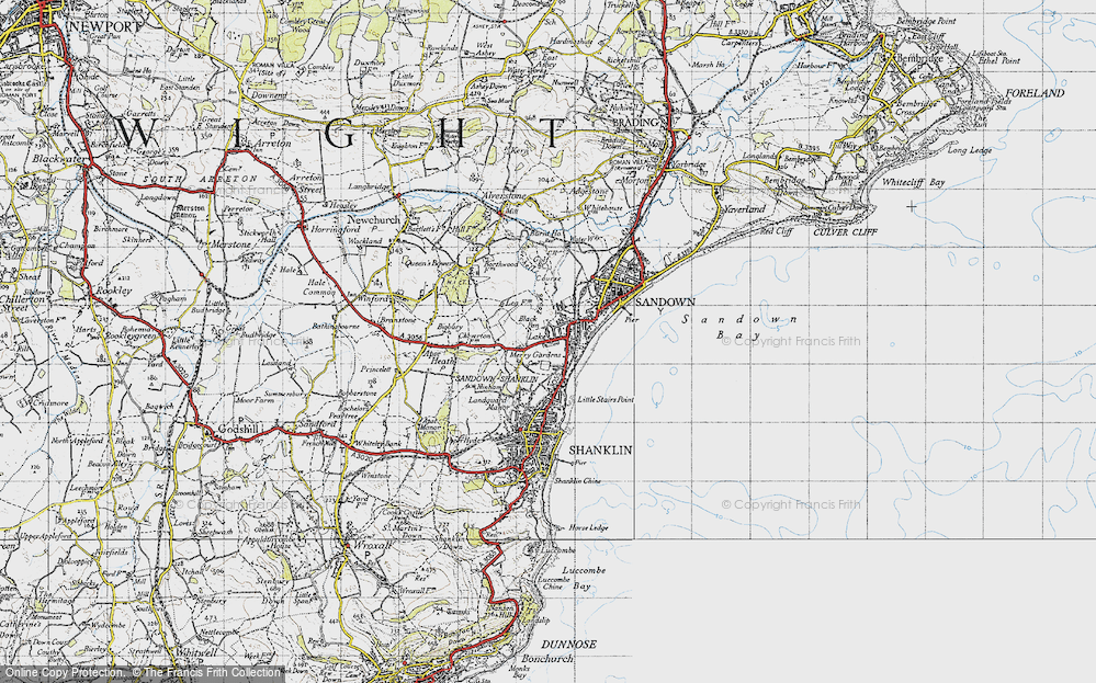Old Map of Merrie Gardens, 1945 in 1945