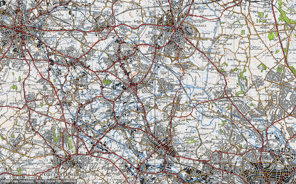 Old Map of Mesty Croft, 1946 in 1946
