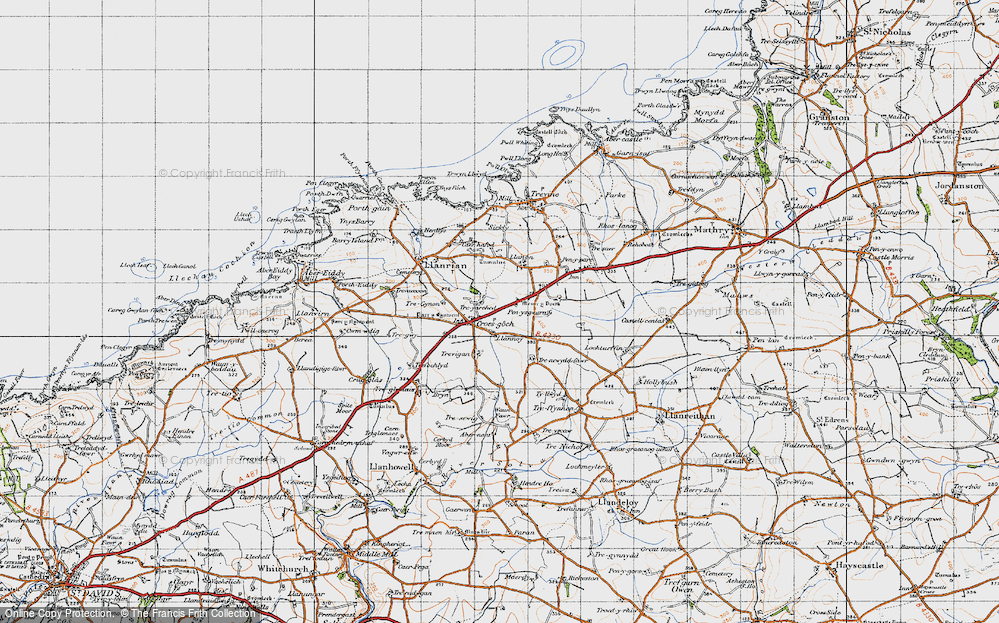 Old Map of Mesur-y-dorth, 1946 in 1946