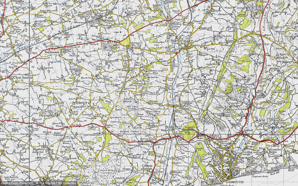 Old Map of Metcombe, 1946 in 1946