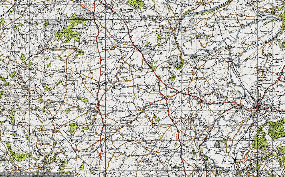 Old Map of Michaelchurch, 1947 in 1947