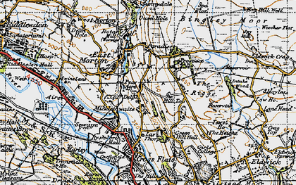Old map of Micklethwaite in 1947