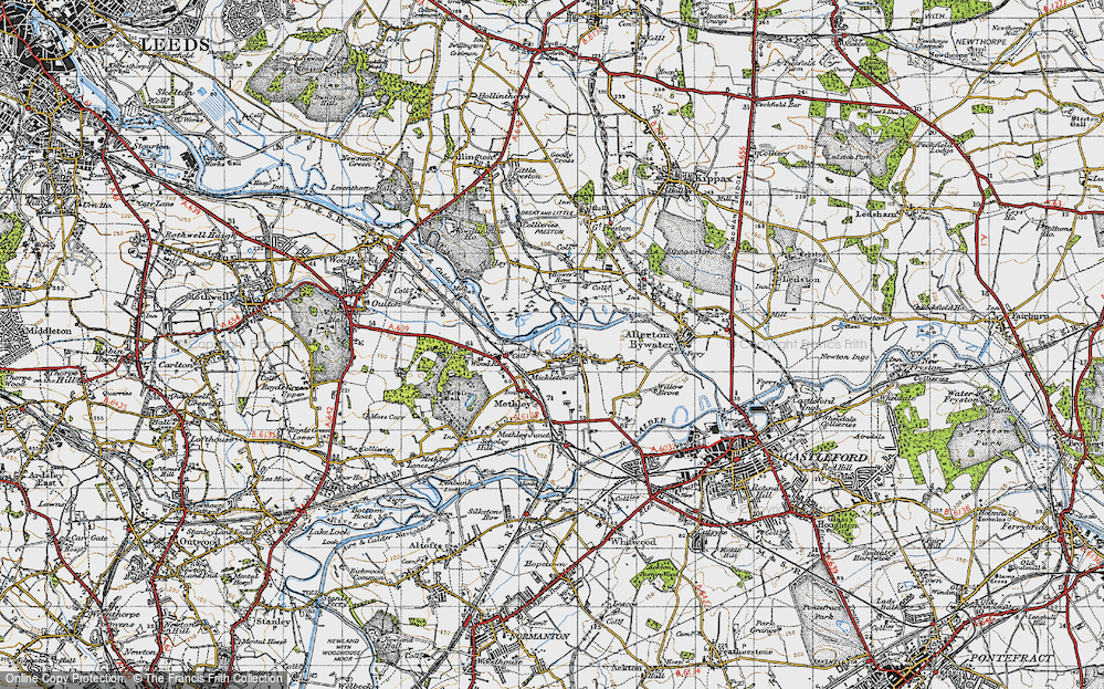 Old Map of Mickletown, 1947 in 1947