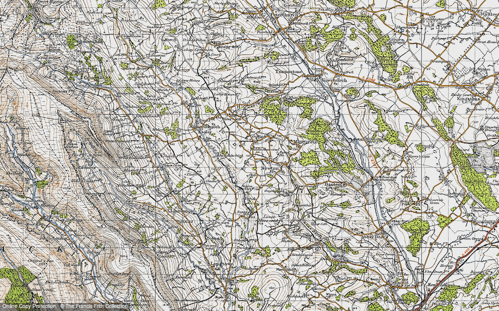 Old Map of Middle Maes-coed, 1947 in 1947