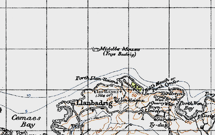 Old map of Middle Mouse in 1947