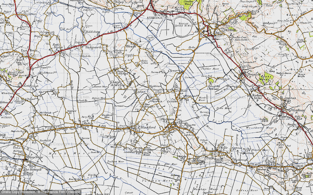 Old Map of Middle Stoughton, 1946 in 1946