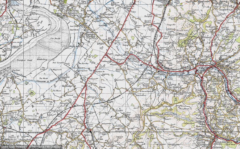 Old Map of Middle Street, 1946 in 1946