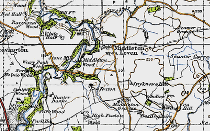 Old map of Brewsdale in 1947