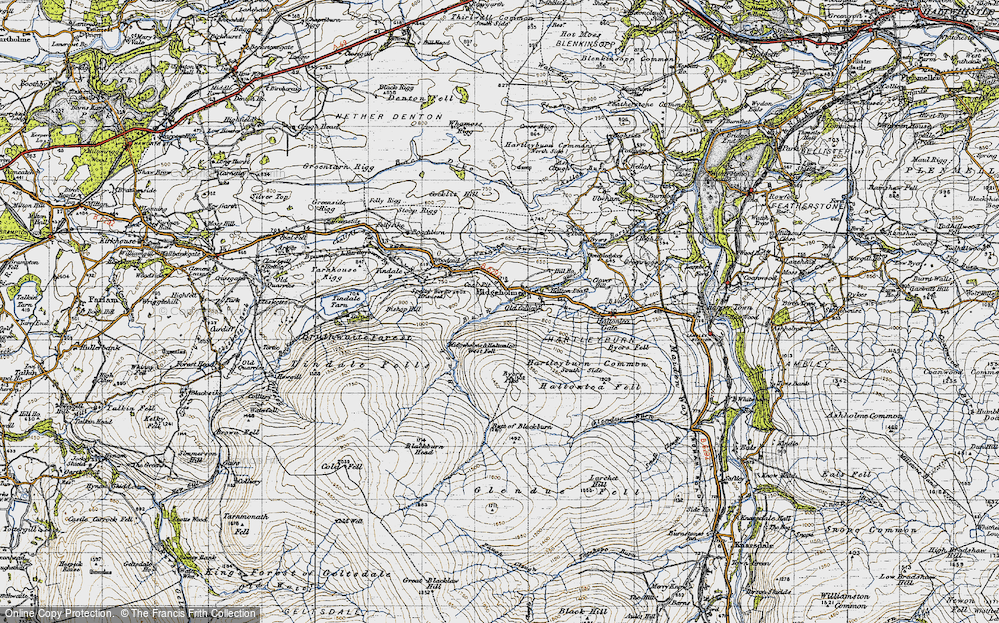 Old Map of Midgeholme, 1947 in 1947