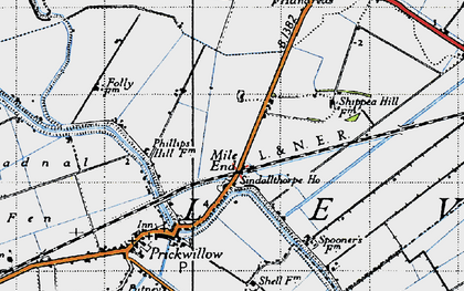 Old map of Lark Grange in 1946
