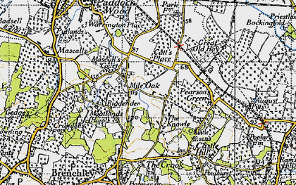 Old map of Biggenden in 1946