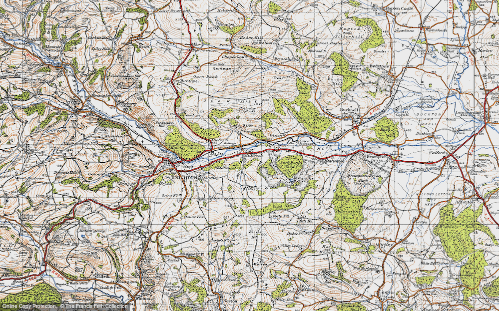 Old Map of Milebrook, 1947 in 1947