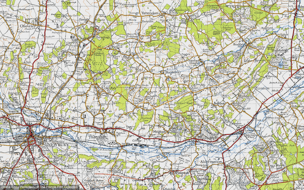 Old Map of Miles's Green, 1945 in 1945