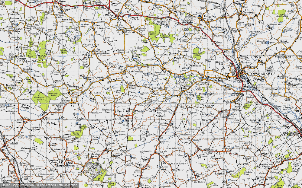 Old Map of Mill Green, 1946 in 1946