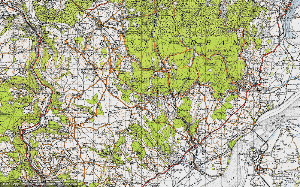 Old Map of Mill Hill, 1946 in 1946