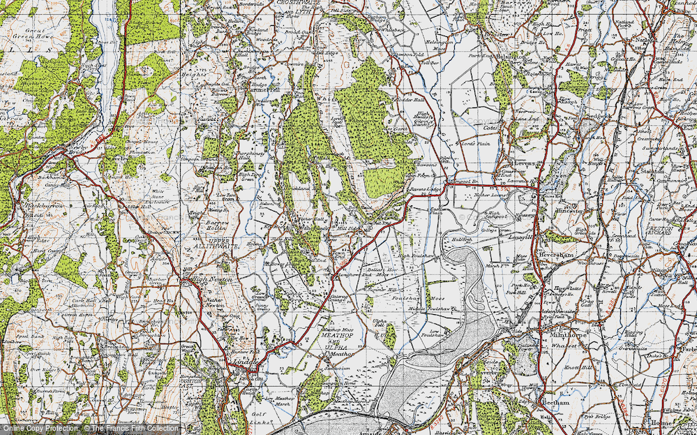 Old Map of Mill Side, 1947 in 1947