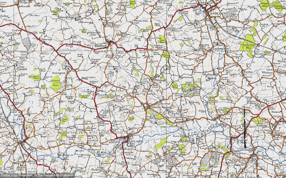 Old Map of Mill Street, 1946 in 1946