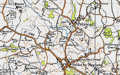 Old map of Mill Street in 1946