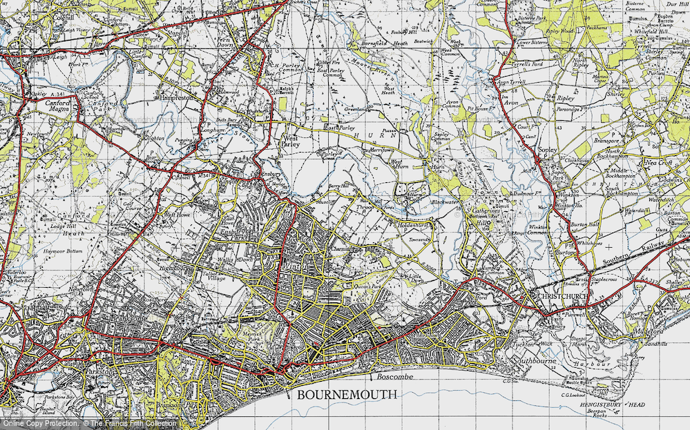 Old Map of Mill Throop, 1940 in 1940