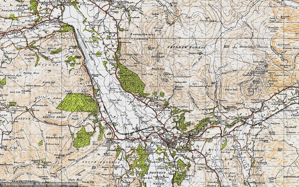 Old Map of Millbeck, 1947 in 1947