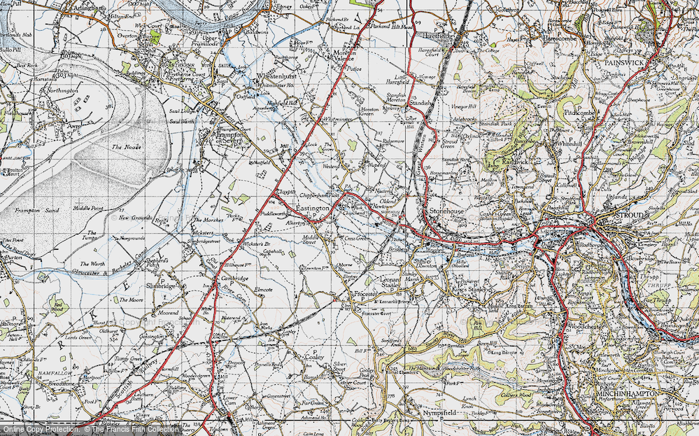 Old Map of Millend, 1946 in 1946