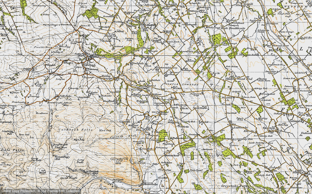 Old Map of Millhouse, 1947 in 1947