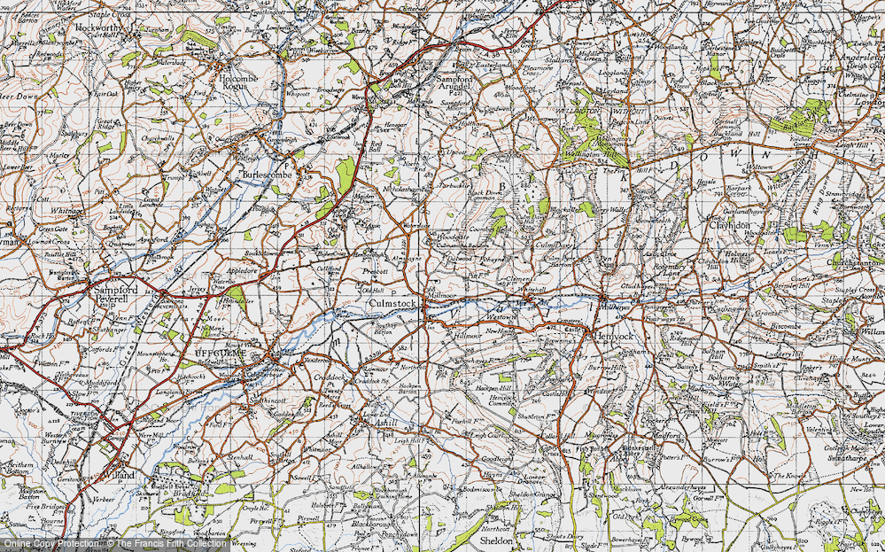 Old Map of Millmoor, 1946 in 1946