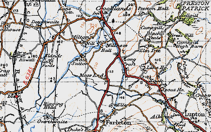 Old map of Millness in 1947