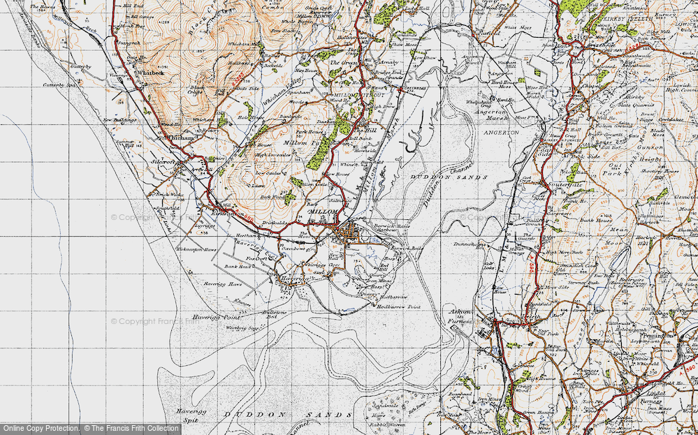 Old Map of Millom, 1947 in 1947