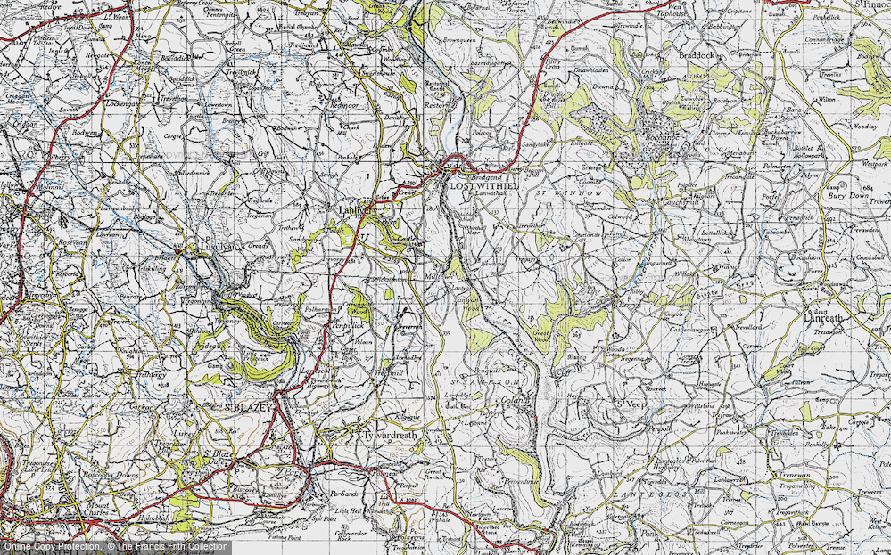 Old Map of Milltown, 1946 in 1946