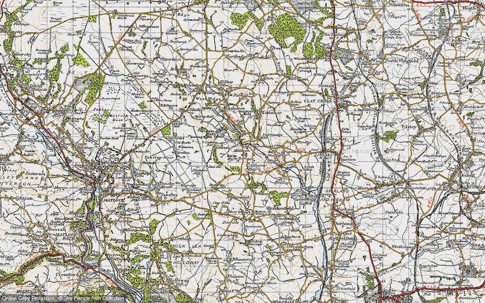 Old Map of Milltown, 1947 in 1947
