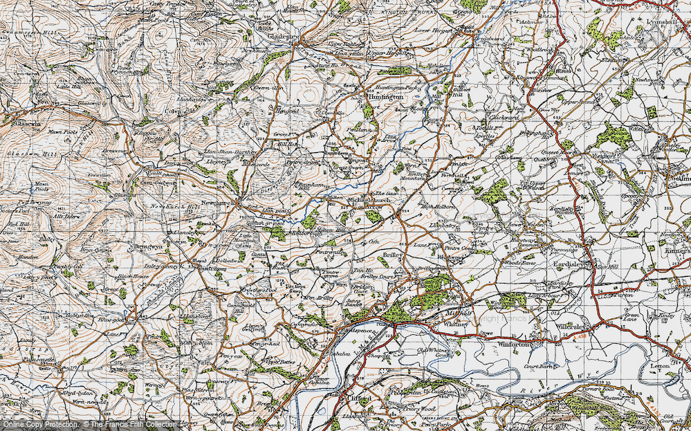 Old Map of Milton, 1947 in 1947