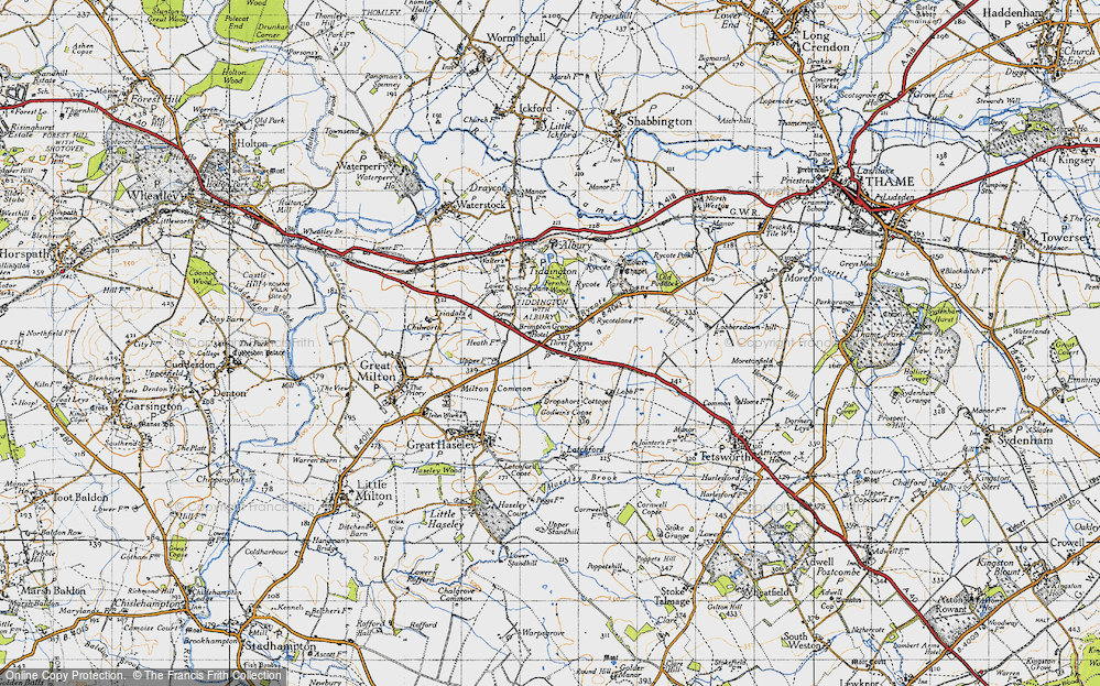 Old Map of Milton Common, 1947 in 1947