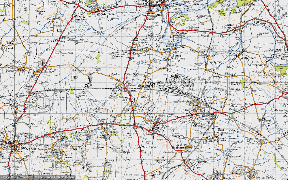 Old Map of Milton Heights, 1947 in 1947