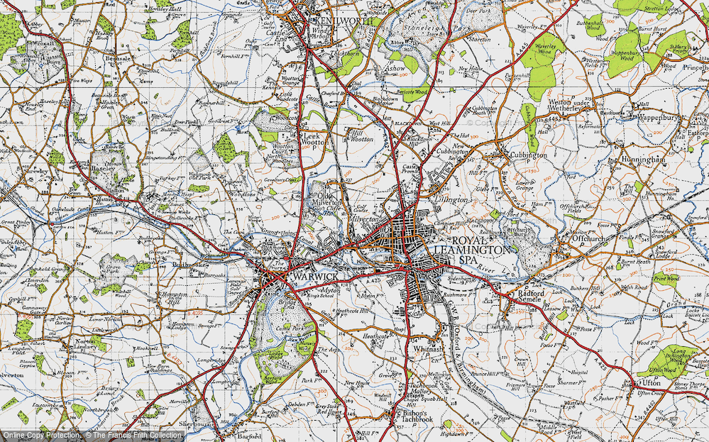 Old Map of Milverton, 1946 in 1946
