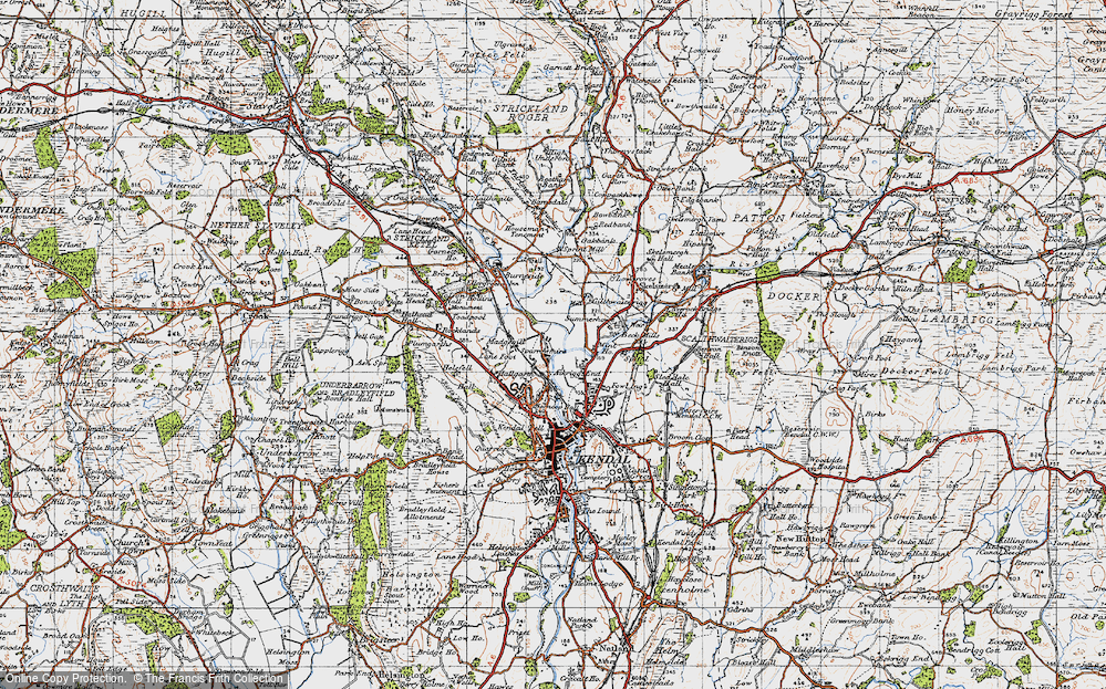 Old Map of Mintsfeet, 1947 in 1947