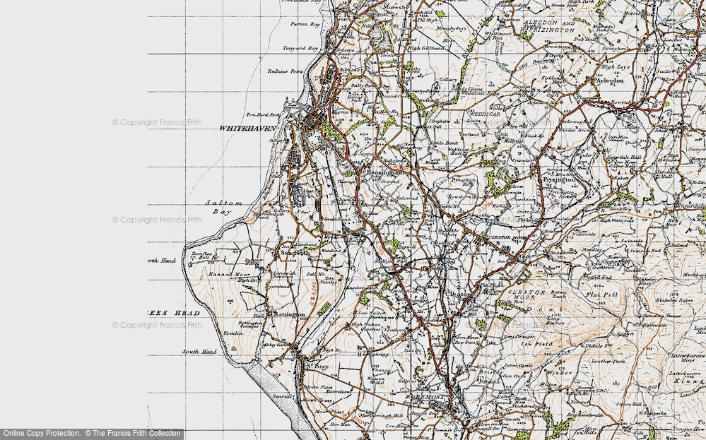 Old Map of Mirehouse, 1947 in 1947