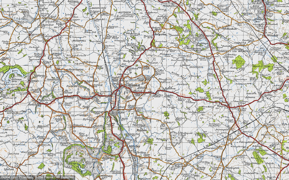 Old Map of Moblake, 1947 in 1947