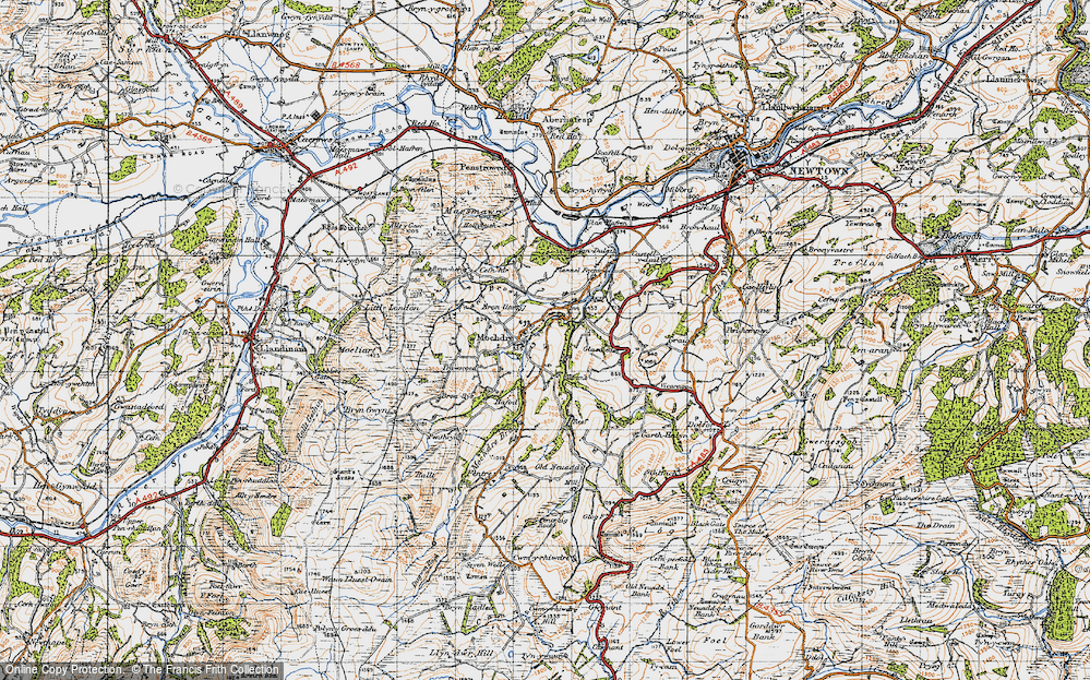 Old Map of Mochdre, 1947 in 1947