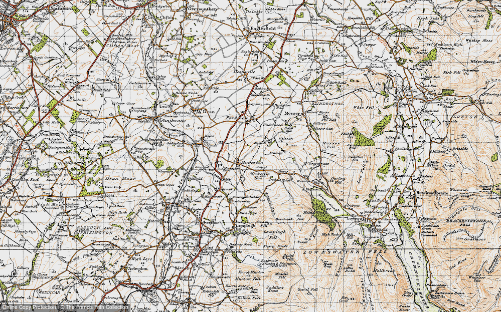 Old Map of Mockerkin, 1947 in 1947