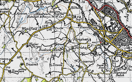 Old map of Mongleath in 1946