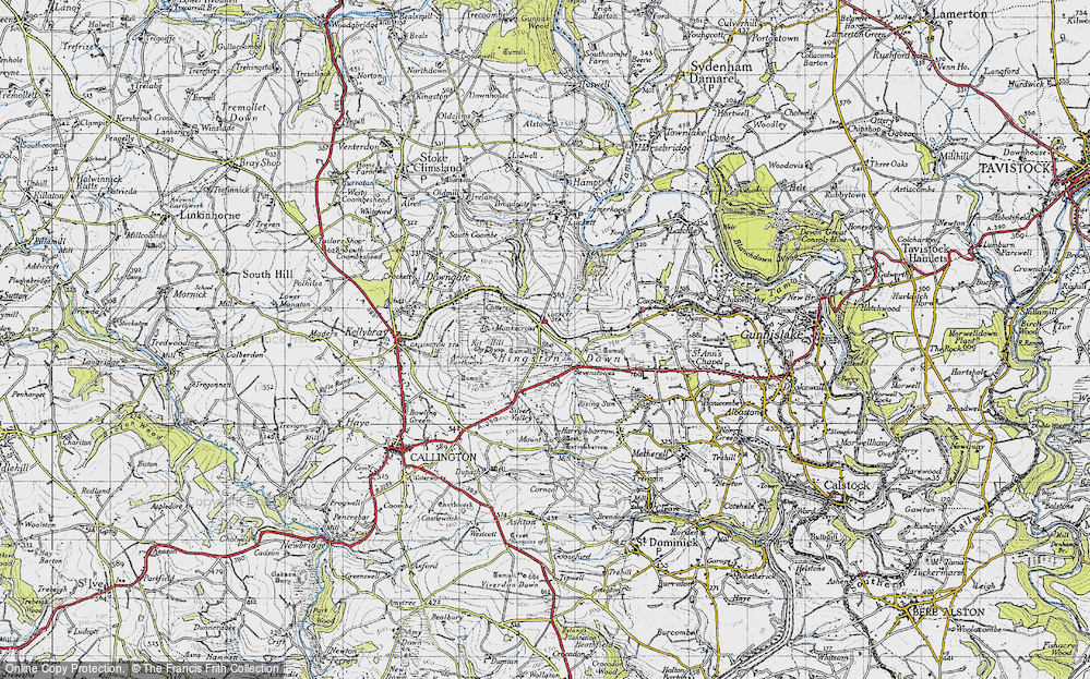 Old Map of Monkscross, 1946 in 1946