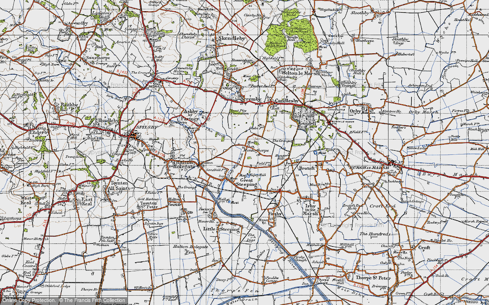 Old Map of Monksthorpe, 1946 in 1946