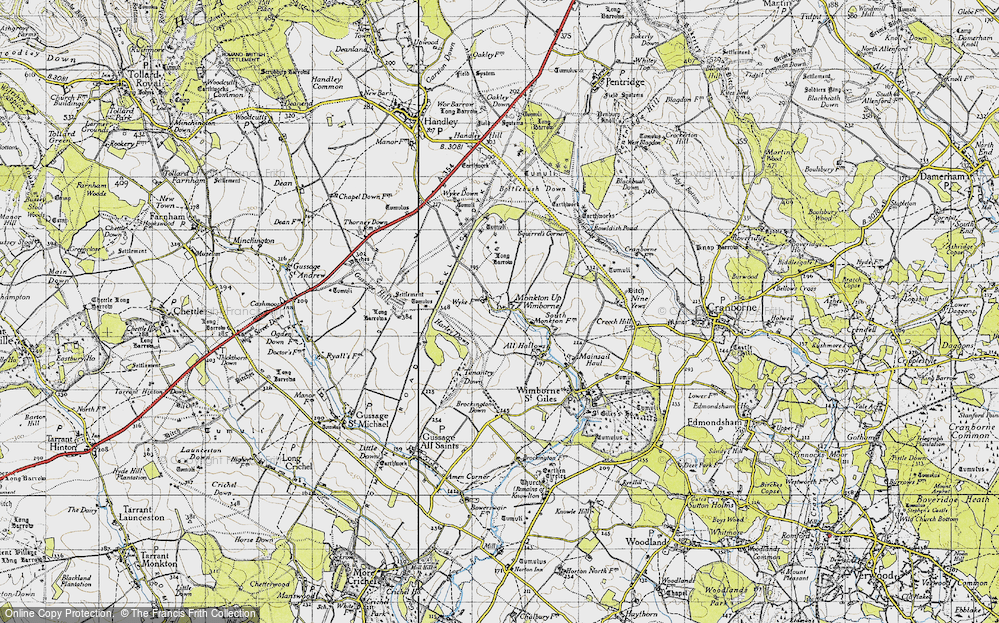 Monkton Up Wimborne, 1940