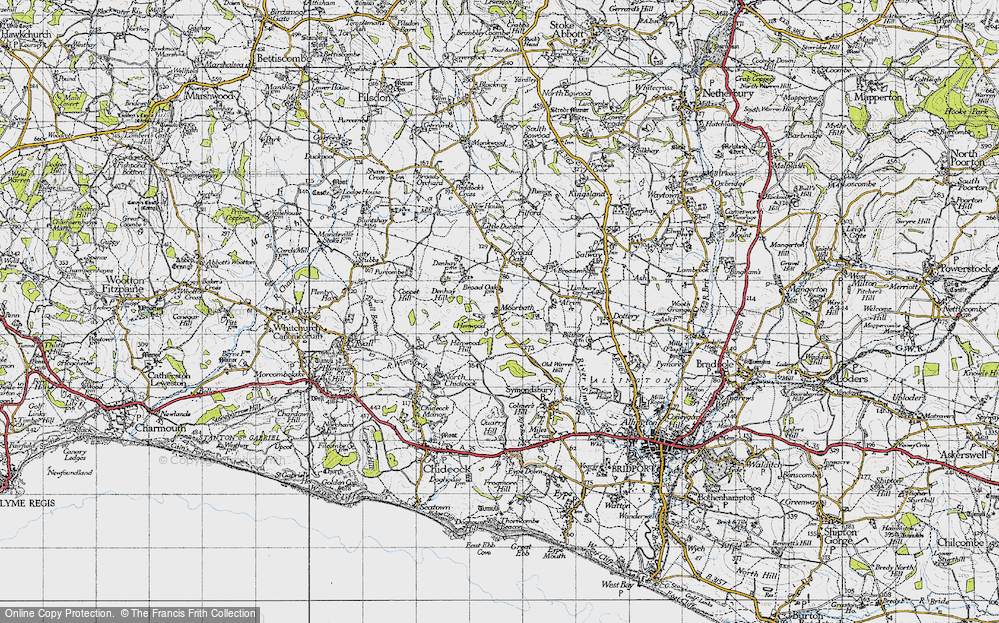 Old Map of Moorbath, 1945 in 1945