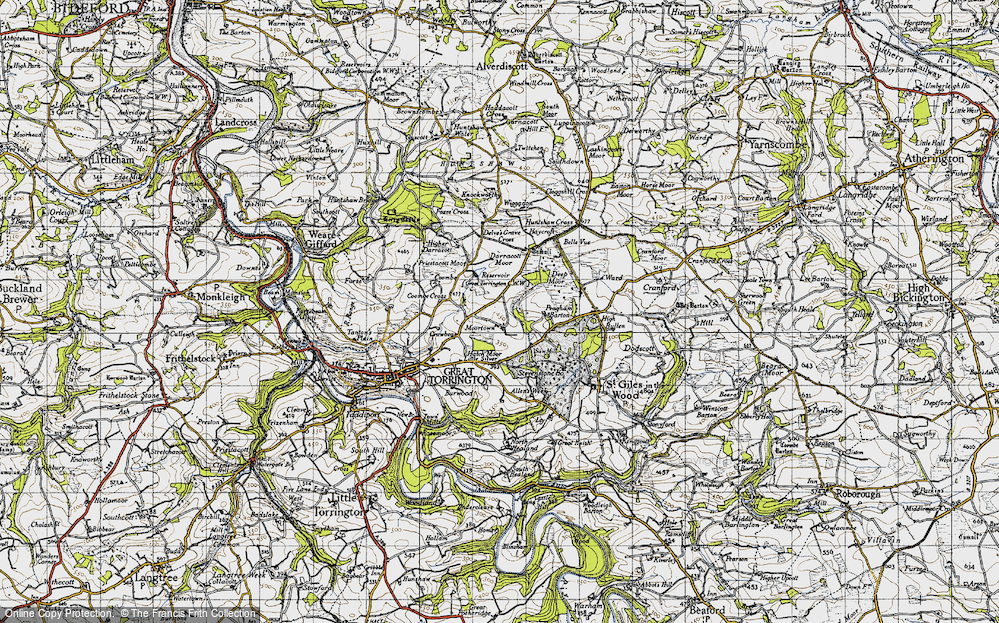 Old Map of Moortown, 1946 in 1946